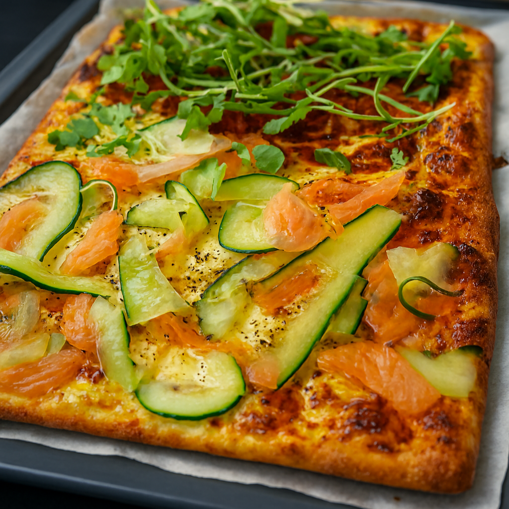 Recept Pizza bianca met mascarpone