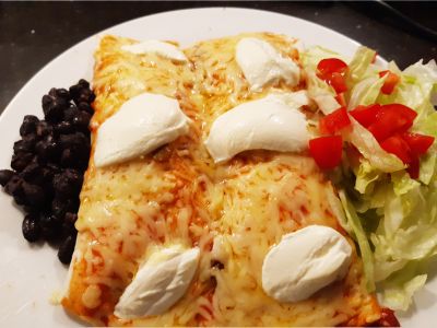 Mexicaanse burrito met kip
