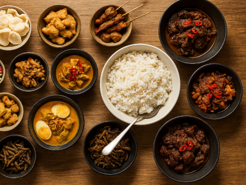 Nasi met groenten en rundvlees ( variatietip)